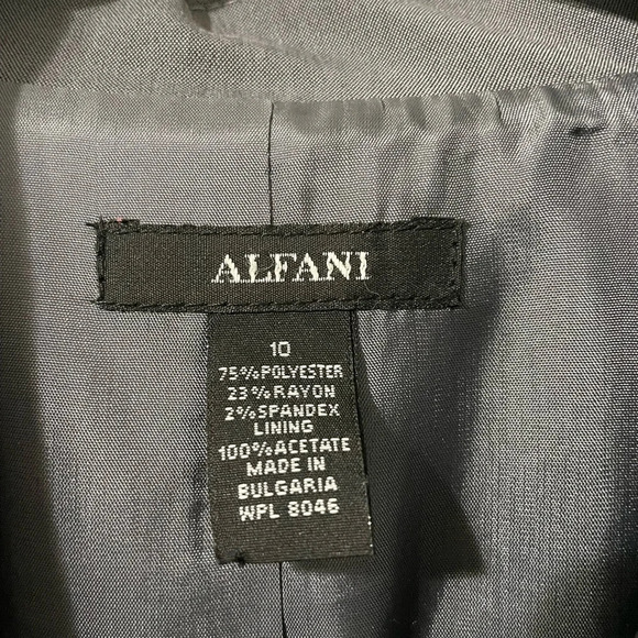 Alfani NWOT Gray blazer jacket size 10 - Picture 3 of 3